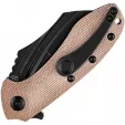 Kansept Knives KTC3 Linerlock Brown Micarta KT1031B2