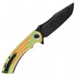 Kansept Knives Pretatout Linerlock Green-Org KT1032T2