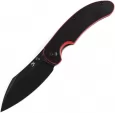 Kansept Knives Nesstreet Linerlock Black/Red - KT1039A2