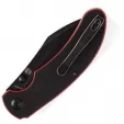 Kansept Knives Nesstreet Linerlock Black-Red KT1039A2
