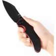 Kansept Knives Nesstreet Linerlock Black-Red KT1039A2