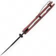 Kansept Knives Nesstreet Linerlock Black-Red KT1039A2