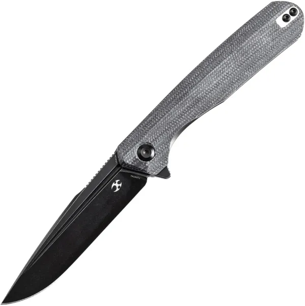 Kansept Knives Qilin Linerlock Black Micarta KT1047A1
