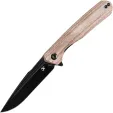 Kansept Knives Qilin Linerlock Brown Mic - KT1047A3