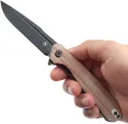 Kansept Knives Qilin Linerlock Brown Mic KT1047A3
