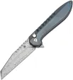 Kansept Knives Kosame Button Lock Damascus - KT1093F1