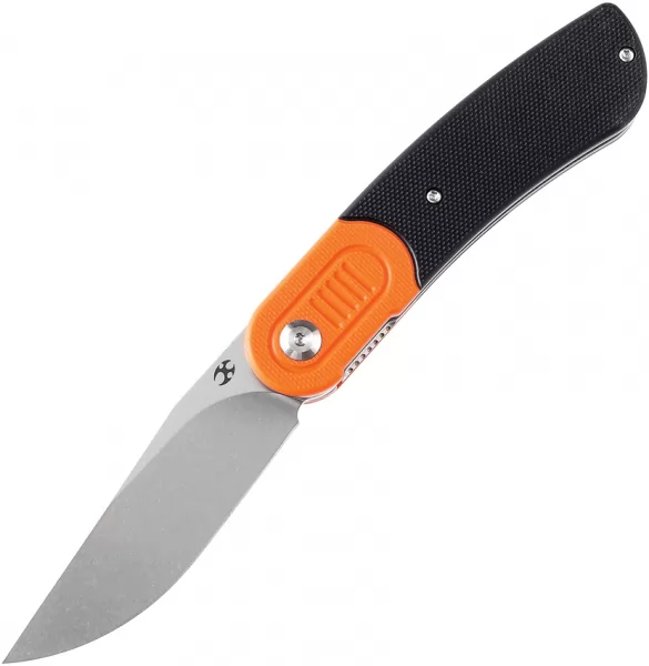 Kansept Knives Reverie Linerlock Blk-Org KT2025B8