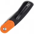 Kansept Knives Reverie Linerlock Blk-Org KT2025B8