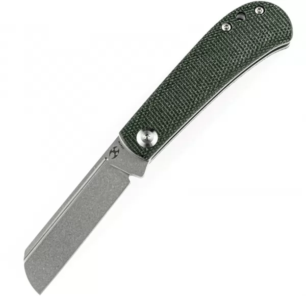 Kansept Knives Bevy Slip Joint Green Micarta KT2026F2