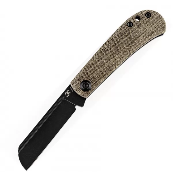 Kansept Knives Bevy Slip Joint Brown Micarta KT2026F3