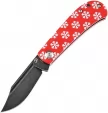 Kansept Knives Bevy Folder Red Snowflake - KT2026SC