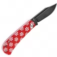 Kansept Knives Bevy Folder Red Snowflake KT2026SC