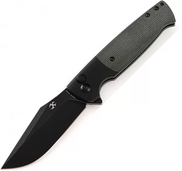 Kansept Knives Shikari SBL Button Lock Grn KT2027B3