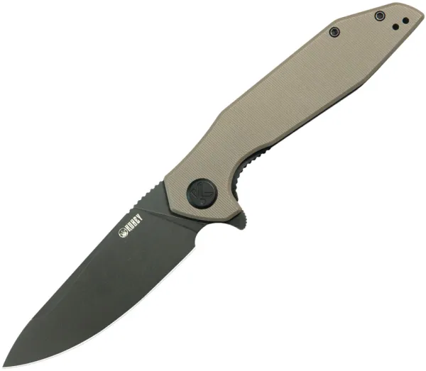 Kubey Nova Linerlock Black Tan KUB117P