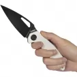 Kubey Coeus Linerlock Black Tan KUB122F