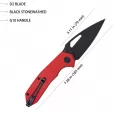 Kubey Coeus Linerlock Black Red KUB122H