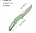 Kubey Phemius Linerlock Jade KUB149D