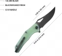 Kubey Phemius Linerlock Jade KUB149H