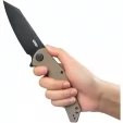 Kubey Flash Linerlock Tan KUB158J