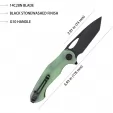 Kubey Dugu Linerlock Jade KUB159E