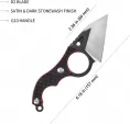 Kubey Hippocam EDC Fixed Blade KUB166A