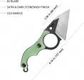 Kubey Hippocam EDC Fixed Blade KUB166B