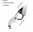 Kubey Hippocam EDC Fixed Blade KUB166C