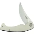 Kubey Scimitar Linerlock White KUB173C