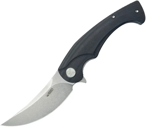 Kubey Scimitar Linerlock Black KUB173E