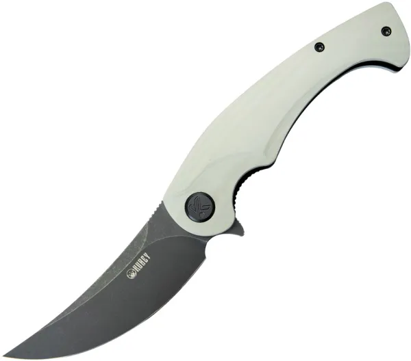Kubey Scimitar Linerlock White KUB173J