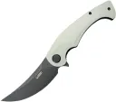 Kubey Scimitar Linerlock White - KUB173J