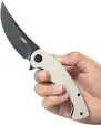 Kubey Scimitar Linerlock White KUB173J