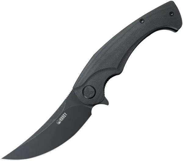 Kubey Scimitar Linerlock Black KUB173L