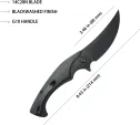 Kubey Scimitar Linerlock Black KUB173L
