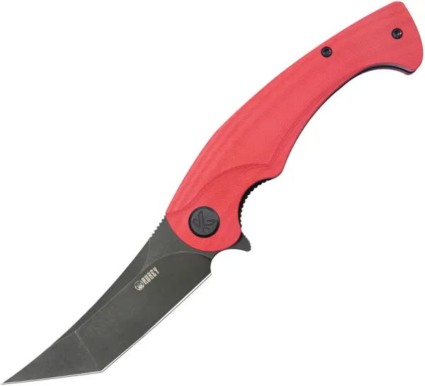 Kubey Scimitar Linerlock Tanto Red KUB175F