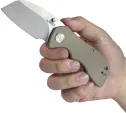 Kubey Karaji Linerlock Sheepfoot Tan KUB180B
