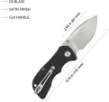Kubey Karaji Linerlock Spear Black KUB180E