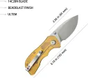 Kubey Karaji Linerlock Spear Ultem KUB180H