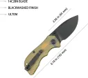 Kubey Karaji Linerlock Spear Ultem KUB180M