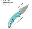 Kubey Ceto Camp Linerlock Blue KUB181B