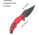 Kubey Ceto Camp Linerlock Red G10 KUB181E
