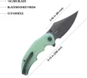 Kubey Ceto Camp Linerlock Jade KUB181F