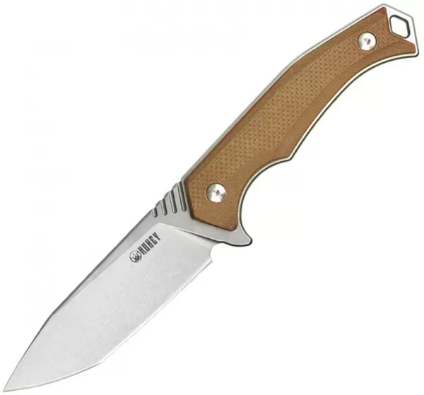 Kubey Fixed Blade Brown KUB184B