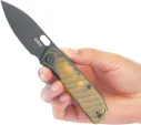 Kubey Hyde Linerlock Black Ultem KUB2104J