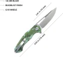 Kubey Dugu Linerlock Camo G10 KUB210H