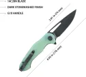 Kubey Dugu Linerlock Jade G10 KUB210K