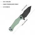 Kubey Golf EDC Fixed Blade Jade KUB230D