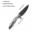 Kubey Nova Framelock Black KUB235E