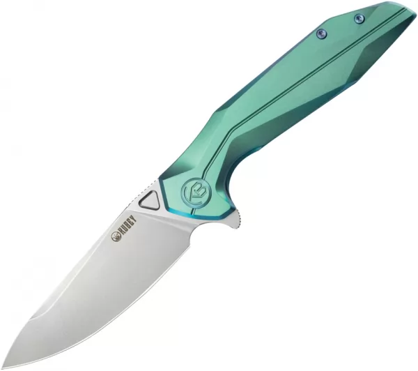 Kubey Nova Framelock Green Titanium KUB235H