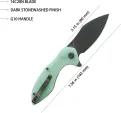 Kubey Noble Linerlock Black Jade KUB236Q